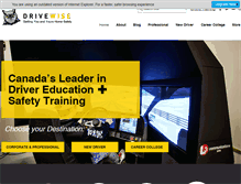 Tablet Screenshot of drivewisesafety.com